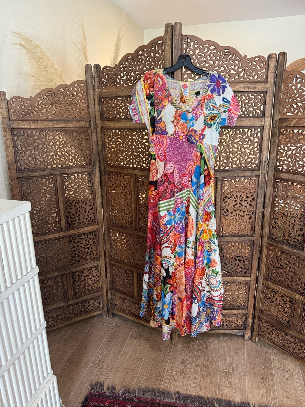 Johnny Was PATCHWORK DRESS - Picture 3 of 5
